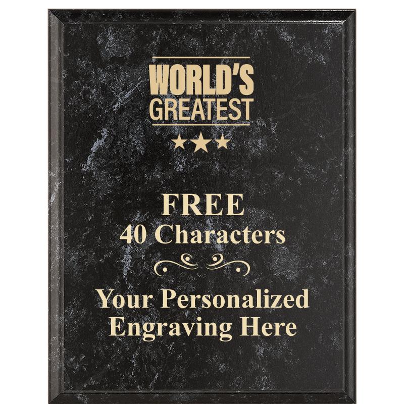 7X9 GOLD FILLED LASER PLAQUE