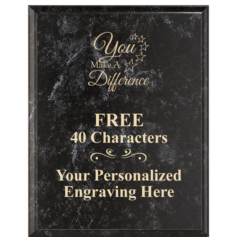 7X9 GOLD FILLED LASER PLAQUE