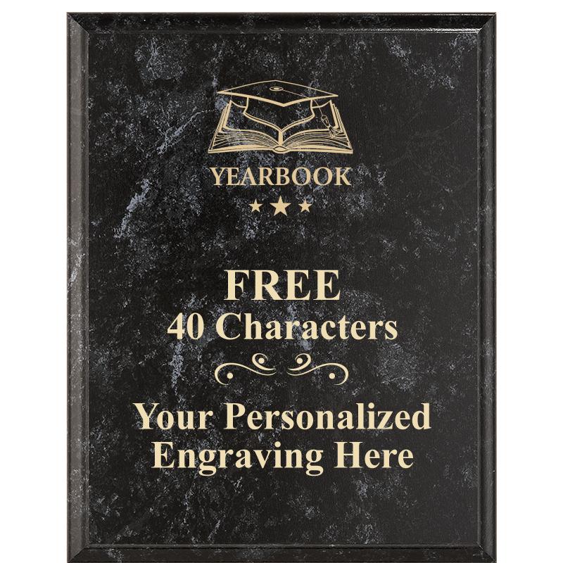 7X9 GOLD FILLED LASER PLAQUE