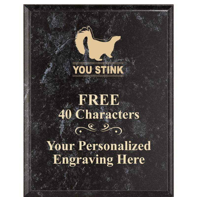 7X9 GOLD FILLED LASER PLAQUE