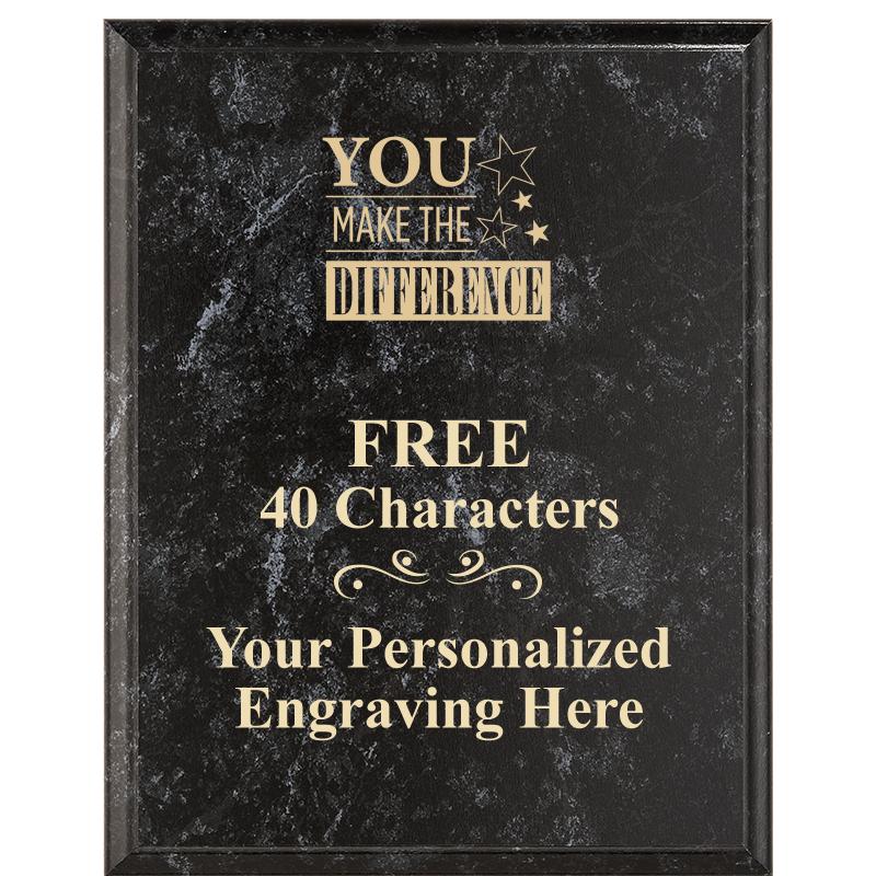 7X9 GOLD FILLED LASER PLAQUE