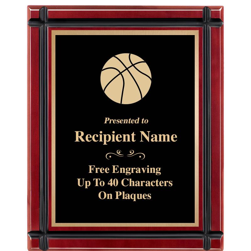 8"x10" ROSEWOOD GROOVE PLAQUE