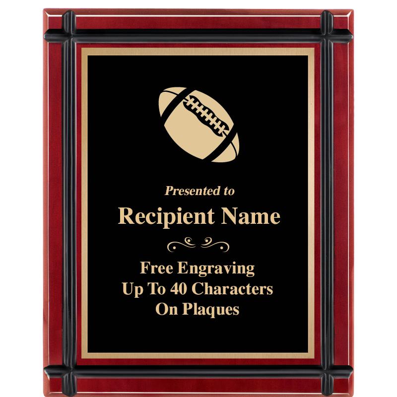 8"x10" ROSEWOOD GROOVE PLAQUE