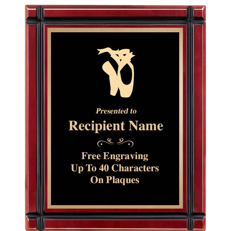 8"x10" ROSEWOOD GROOVE PLAQUE