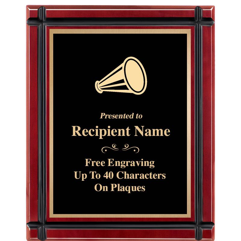 8"x10" ROSEWOOD GROOVE PLAQUE