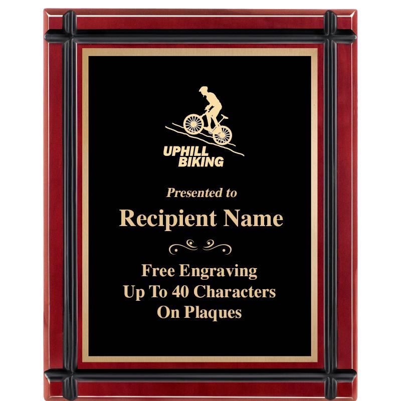 8"x10" ROSEWOOD GROOVE PLAQUE