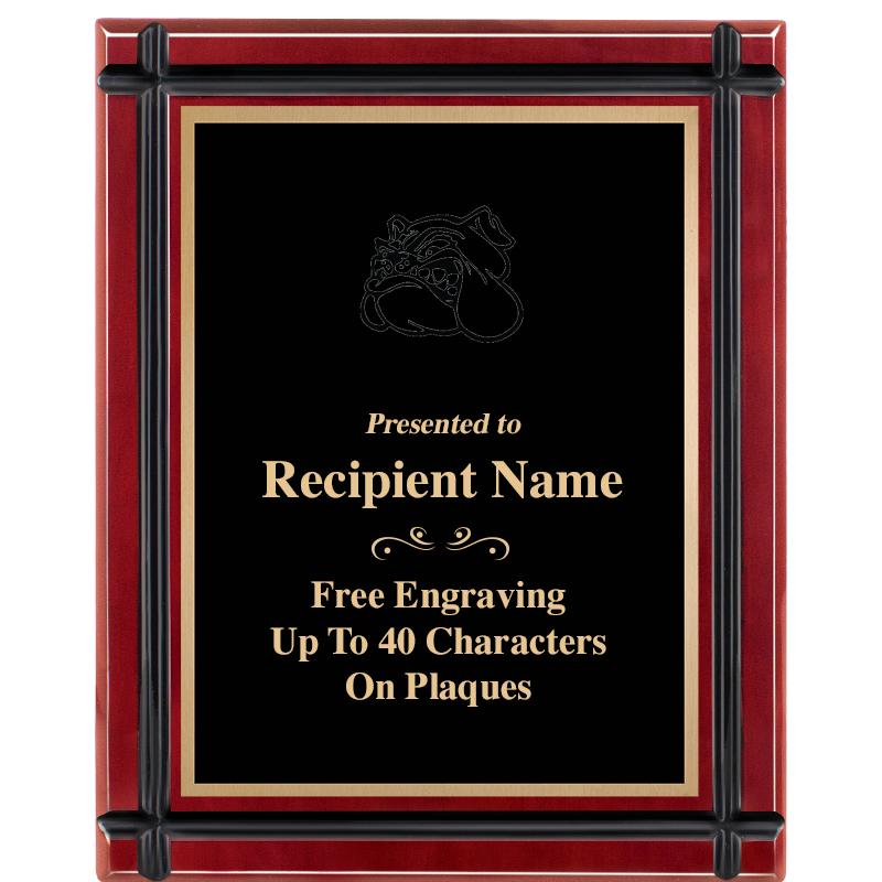 8"x10" ROSEWOOD GROOVE PLAQUE