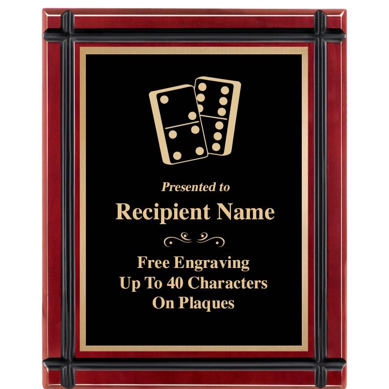 8"x10" ROSEWOOD GROOVE PLAQUE