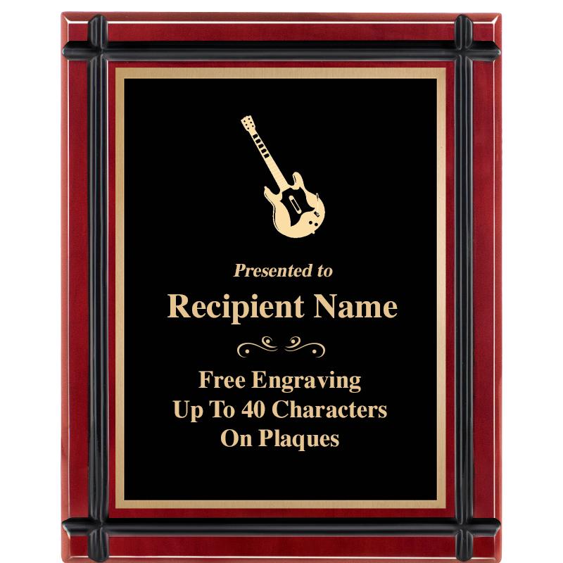 8"x10" ROSEWOOD GROOVE PLAQUE