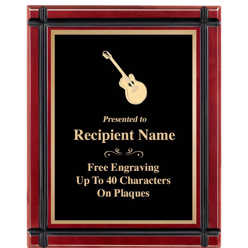 8"x10" ROSEWOOD GROOVE PLAQUE