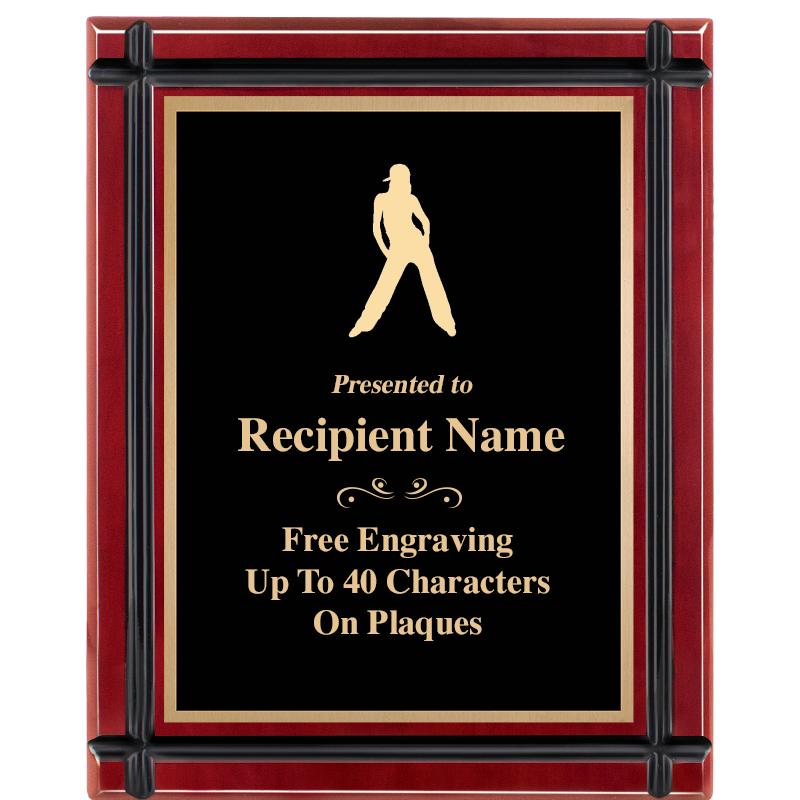 8"x10" ROSEWOOD GROOVE PLAQUE