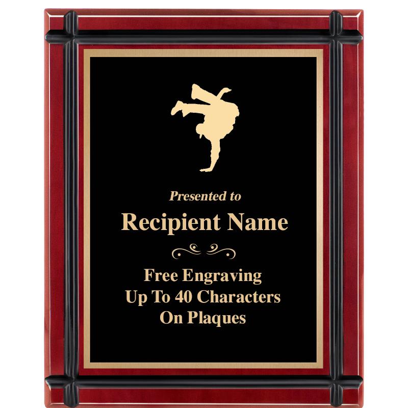 8"x10" ROSEWOOD GROOVE PLAQUE