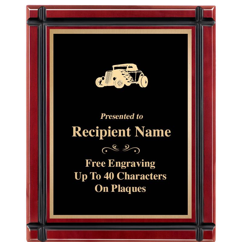 8"x10" ROSEWOOD GROOVE PLAQUE