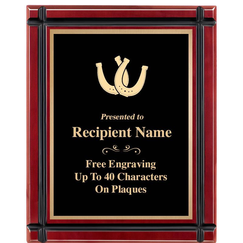 8"x10" ROSEWOOD GROOVE PLAQUE