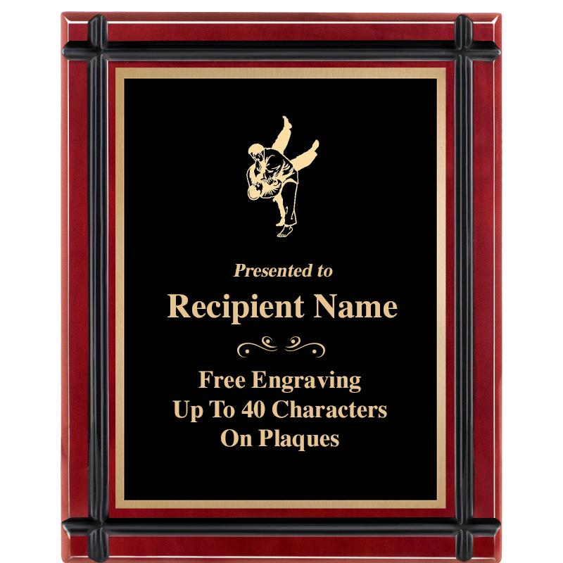 8"x10" ROSEWOOD GROOVE PLAQUE