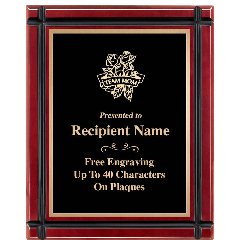 8"x10" ROSEWOOD GROOVE PLAQUE