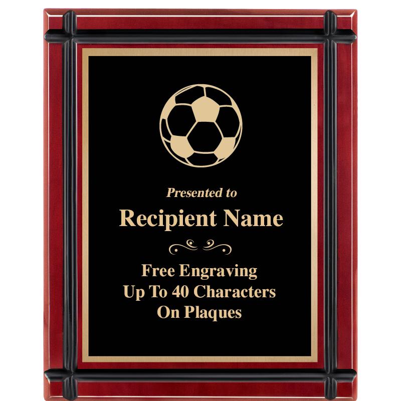 8"x10" ROSEWOOD GROOVE PLAQUE