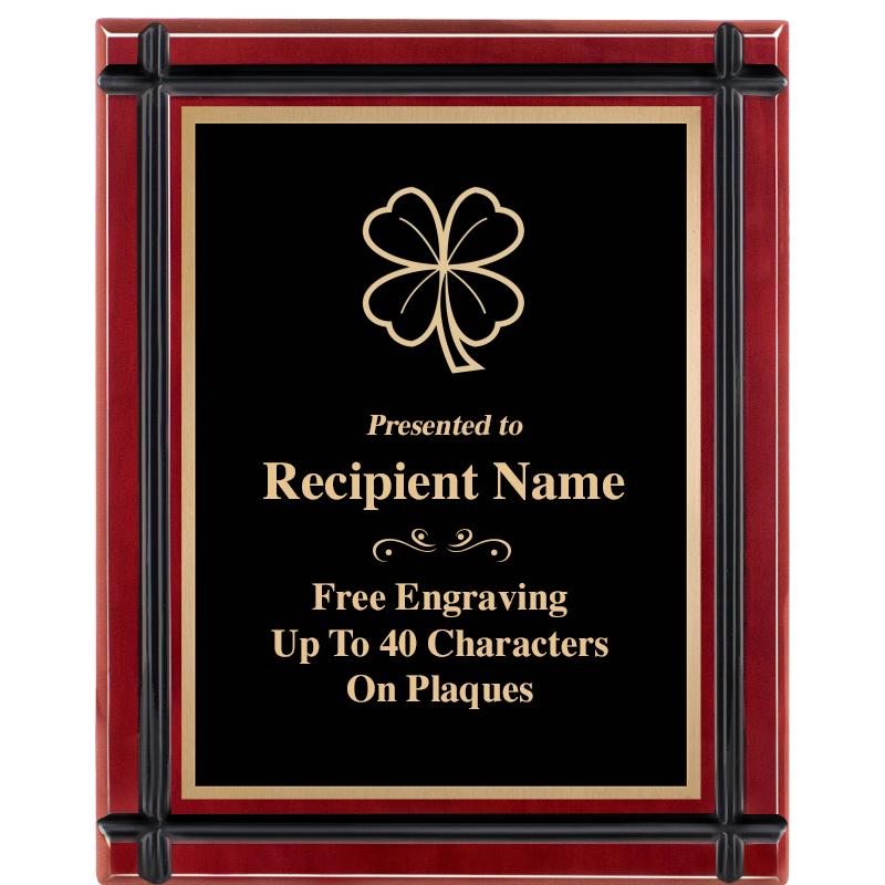 8"x10" ROSEWOOD GROOVE PLAQUE