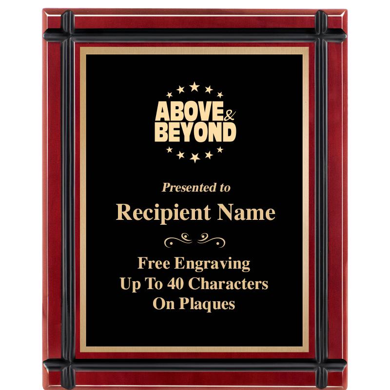 8"x10" ROSEWOOD GROOVE PLAQUE