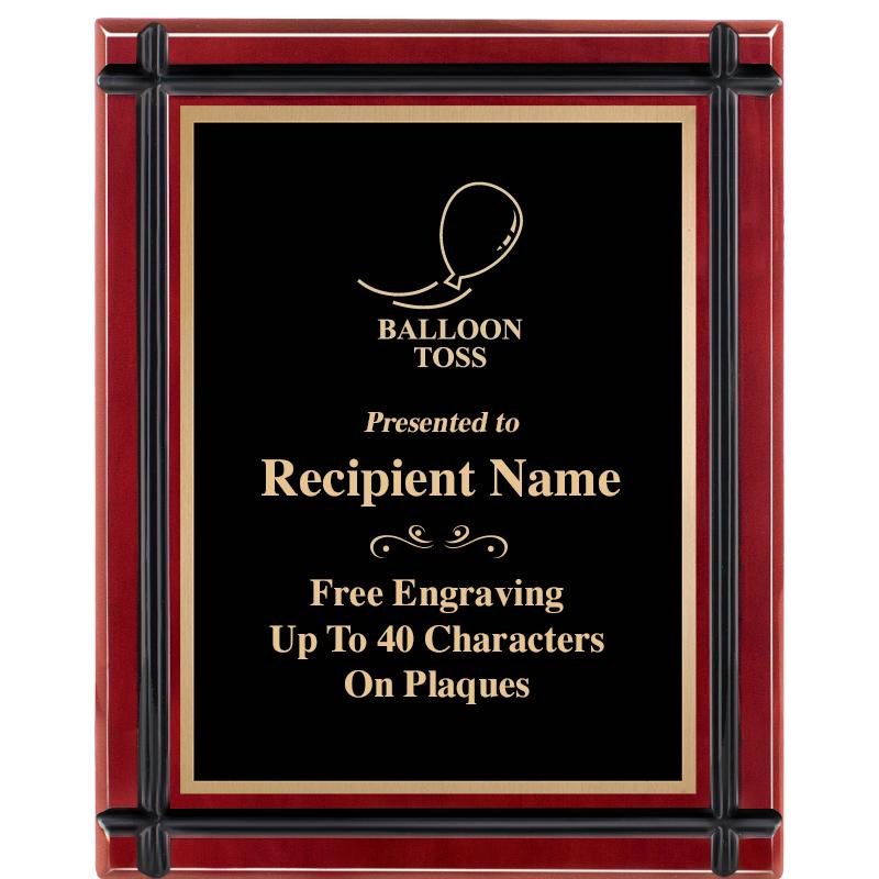 8"x10" ROSEWOOD GROOVE PLAQUE