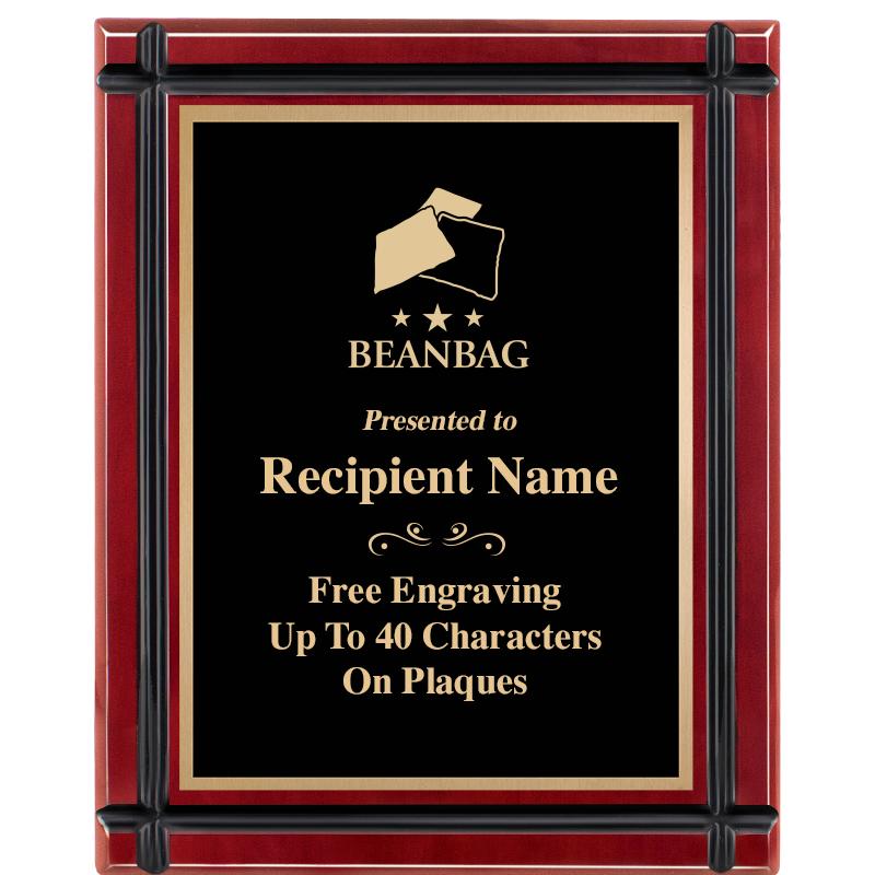 8"x10" ROSEWOOD GROOVE PLAQUE