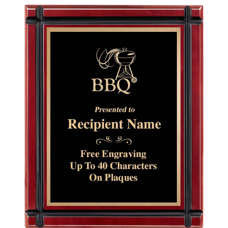 8"x10" ROSEWOOD GROOVE PLAQUE
