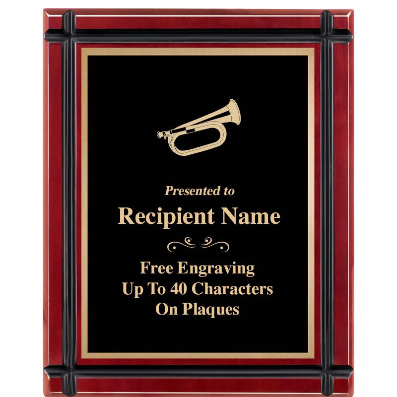 8"x10" ROSEWOOD GROOVE PLAQUE