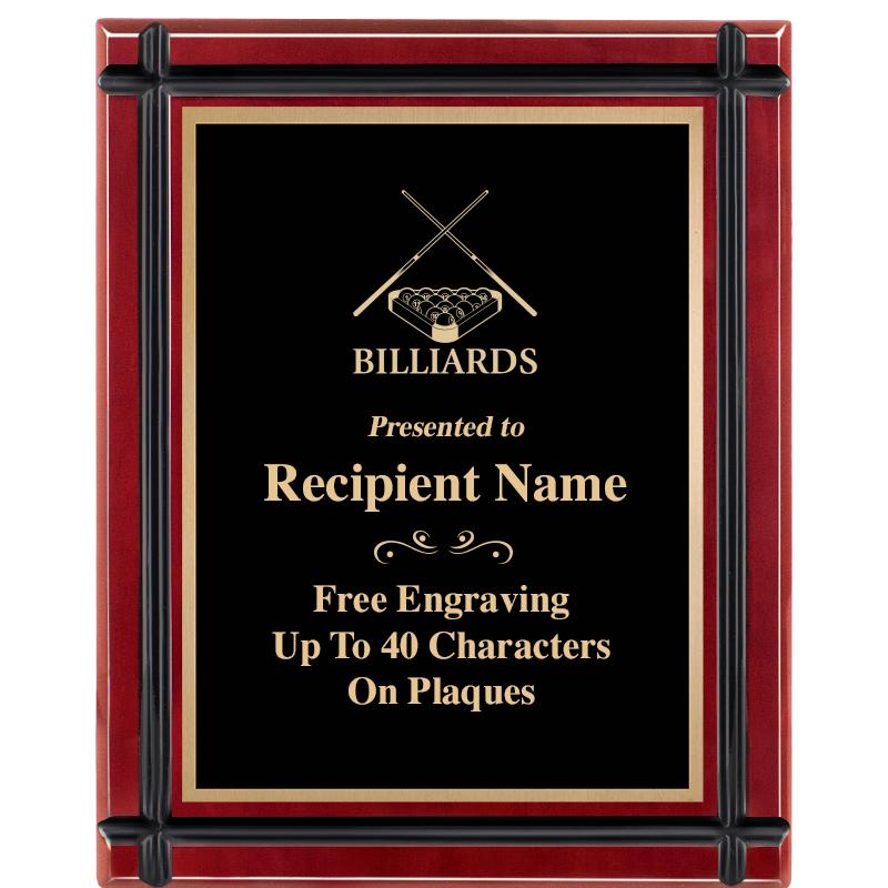 8"x10" ROSEWOOD GROOVE PLAQUE