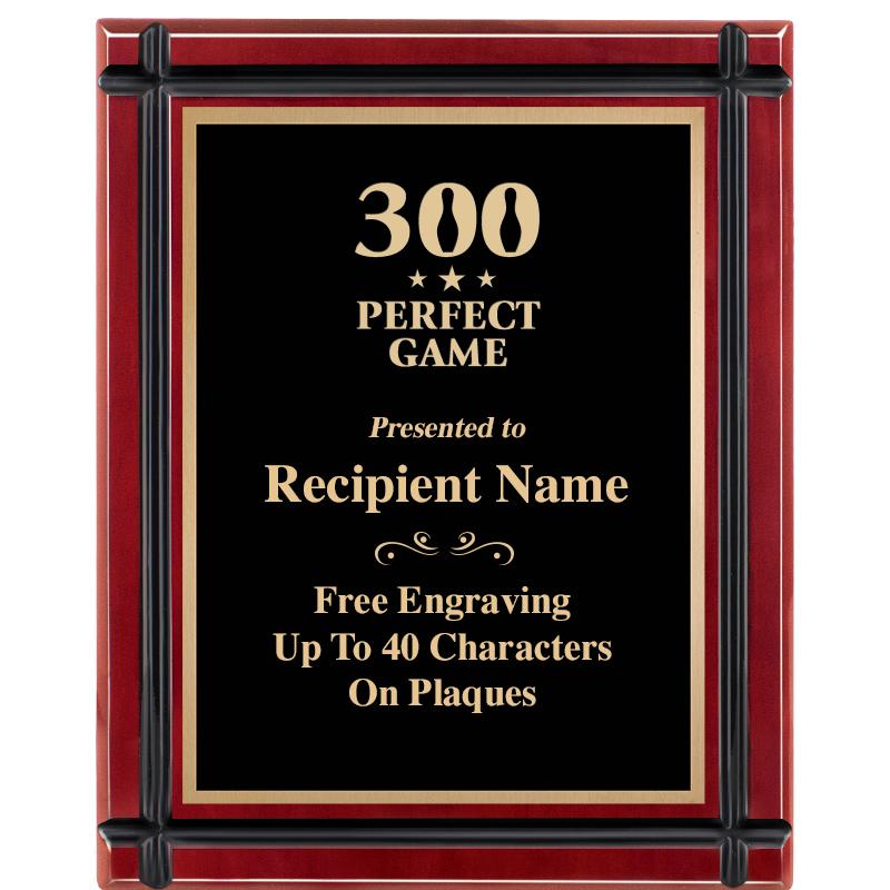8"x10" ROSEWOOD GROOVE PLAQUE