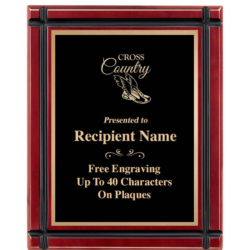 8"x10" ROSEWOOD GROOVE PLAQUE