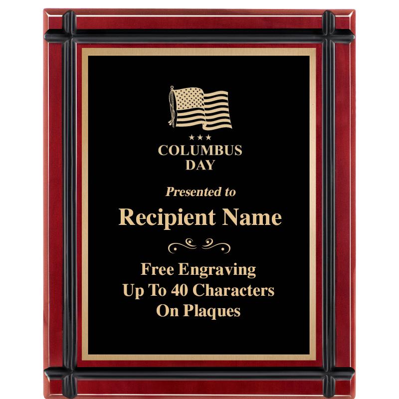 8"x10" ROSEWOOD GROOVE PLAQUE