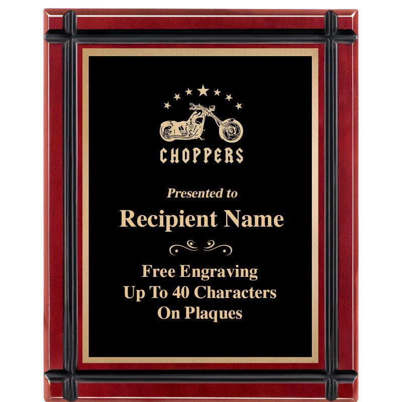 8"x10" ROSEWOOD GROOVE PLAQUE