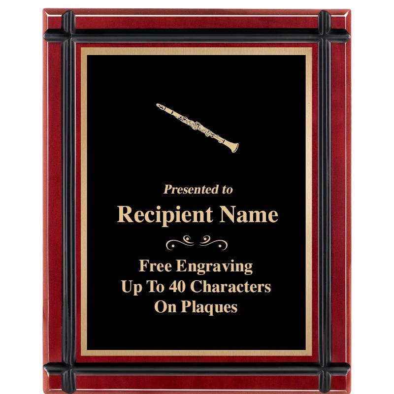 8"x10" ROSEWOOD GROOVE PLAQUE