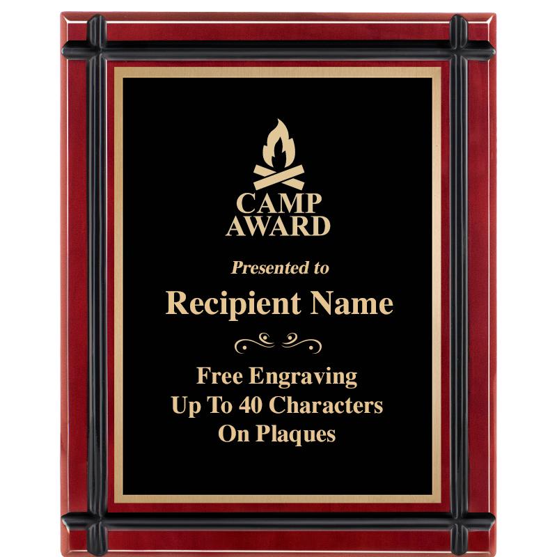 8"x10" ROSEWOOD GROOVE PLAQUE