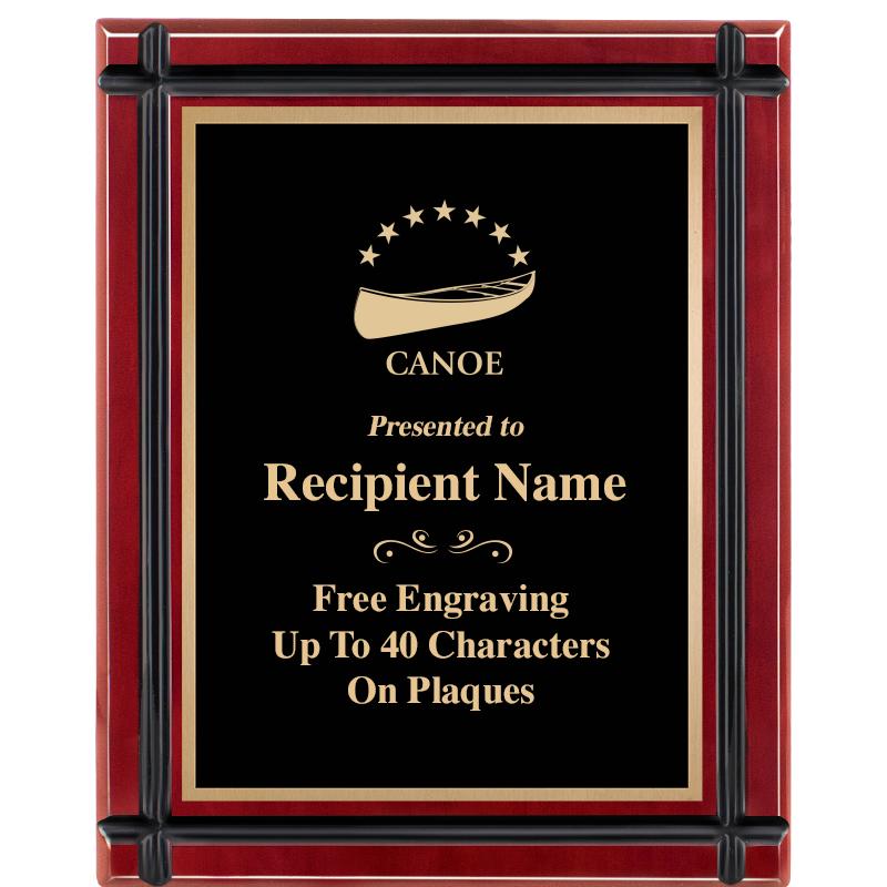 8"x10" ROSEWOOD GROOVE PLAQUE