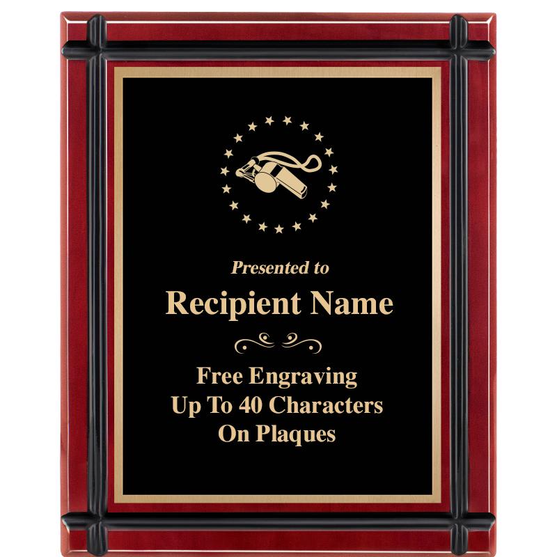 8"x10" ROSEWOOD GROOVE PLAQUE