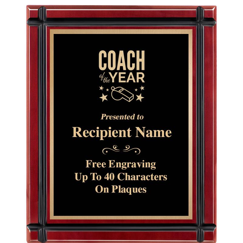 8"x10" ROSEWOOD GROOVE PLAQUE