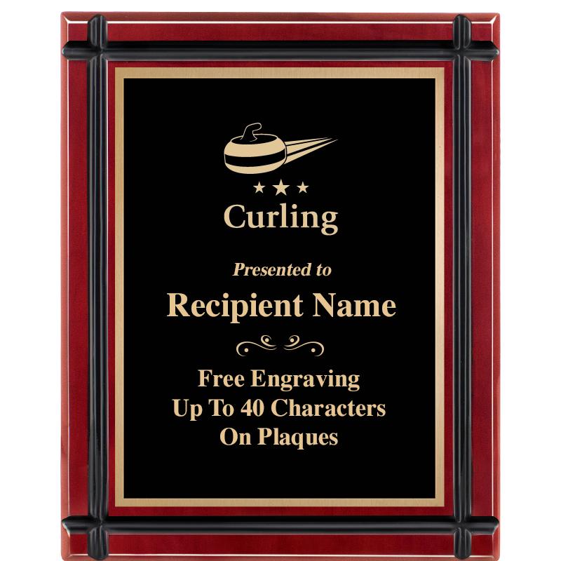 8"x10" ROSEWOOD GROOVE PLAQUE