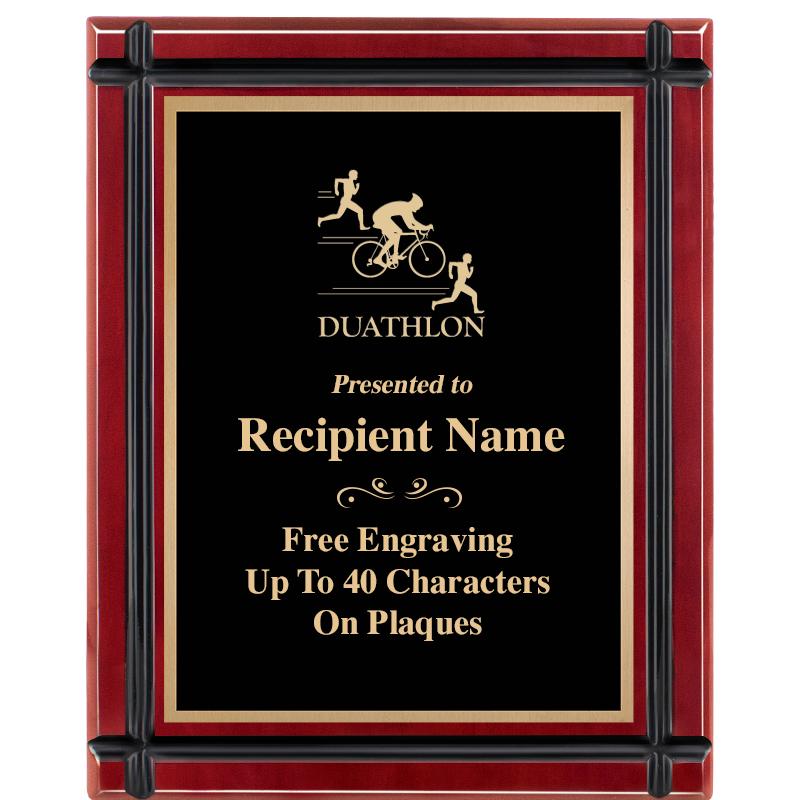 8"x10" ROSEWOOD GROOVE PLAQUE