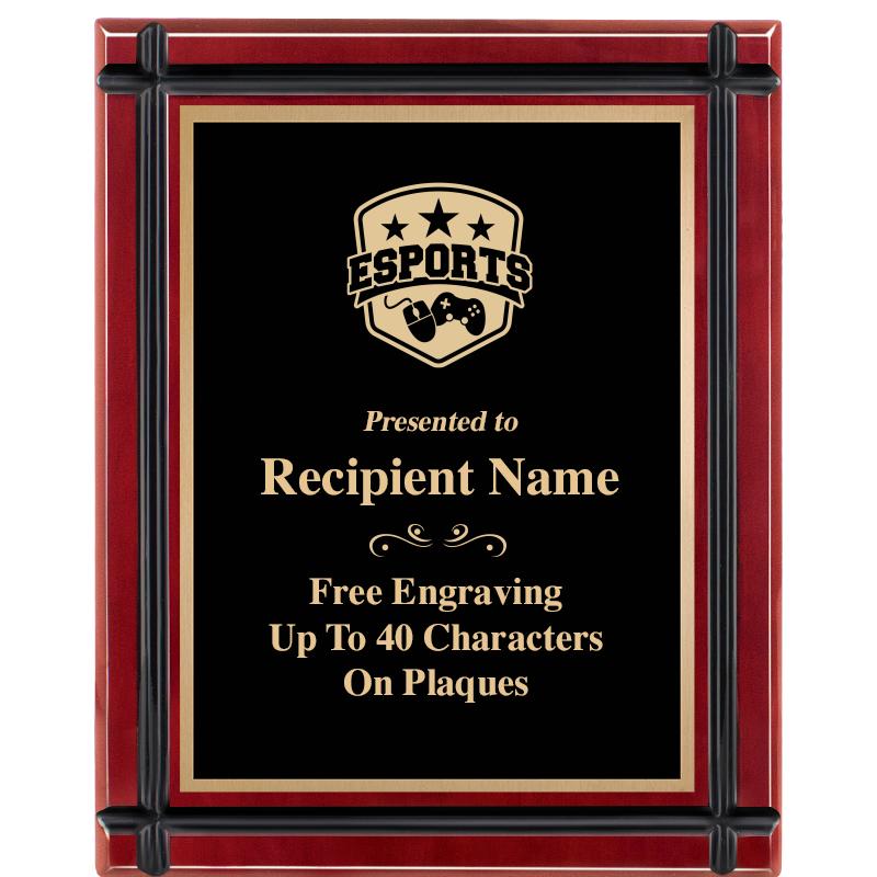 8"x10" ROSEWOOD GROOVE PLAQUE