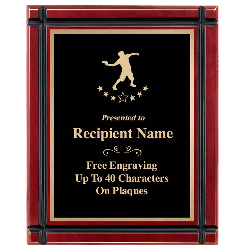 8"x10" ROSEWOOD GROOVE PLAQUE