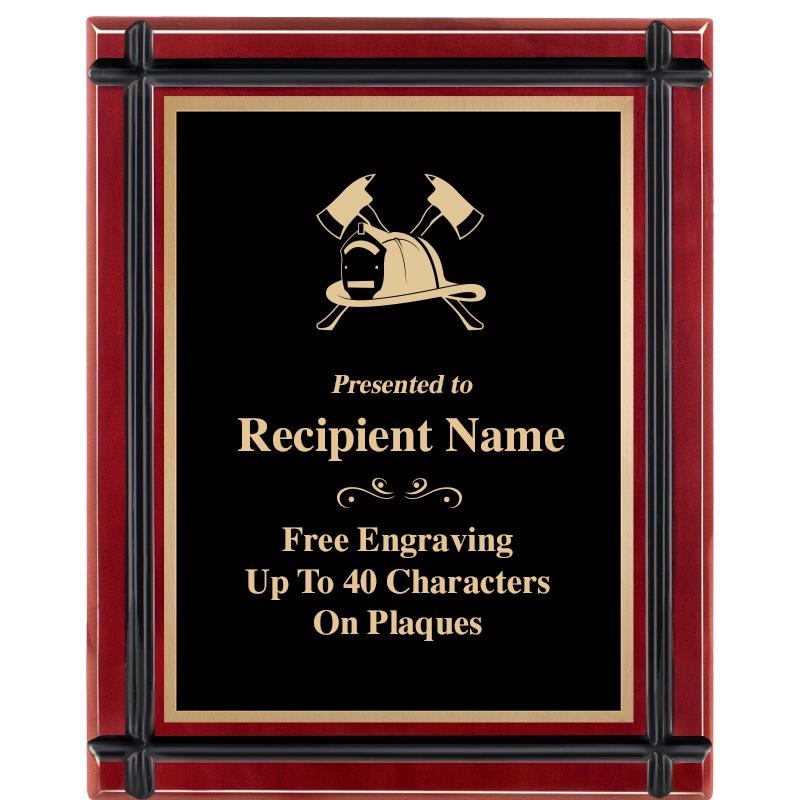 8"x10" ROSEWOOD GROOVE PLAQUE