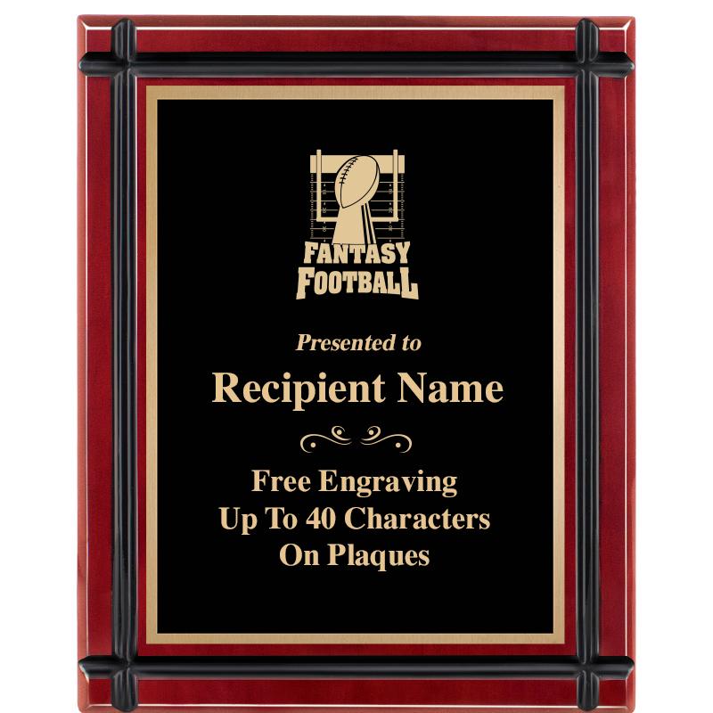 8"x10" ROSEWOOD GROOVE PLAQUE