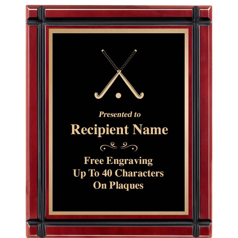 8"x10" ROSEWOOD GROOVE PLAQUE