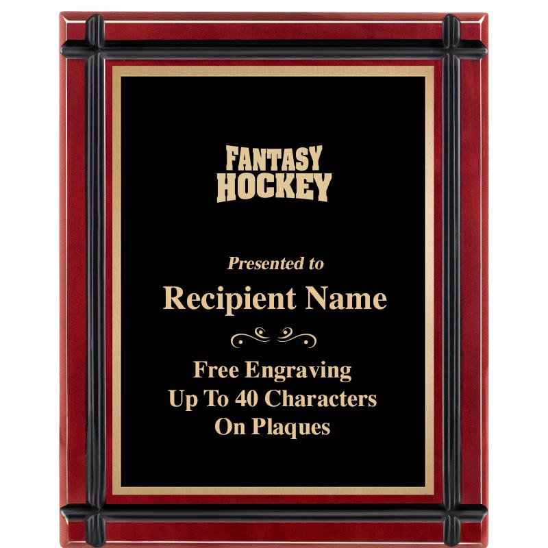 8"x10" ROSEWOOD GROOVE PLAQUE