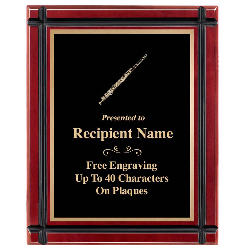 8"x10" ROSEWOOD GROOVE PLAQUE