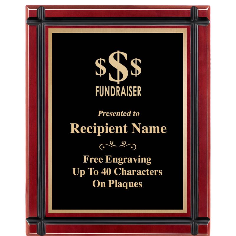 8"x10" ROSEWOOD GROOVE PLAQUE