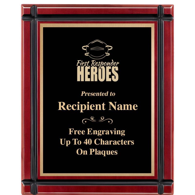 8"x10" ROSEWOOD GROOVE PLAQUE