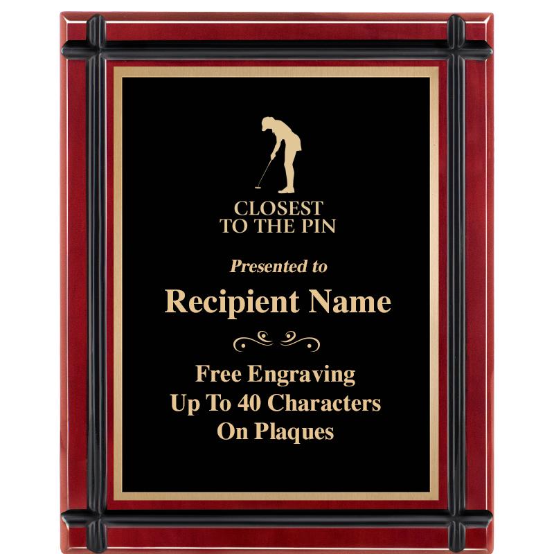 8"x10" ROSEWOOD GROOVE PLAQUE