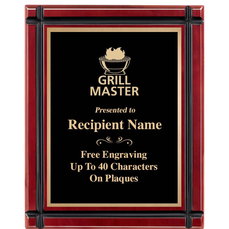 8"x10" ROSEWOOD GROOVE PLAQUE